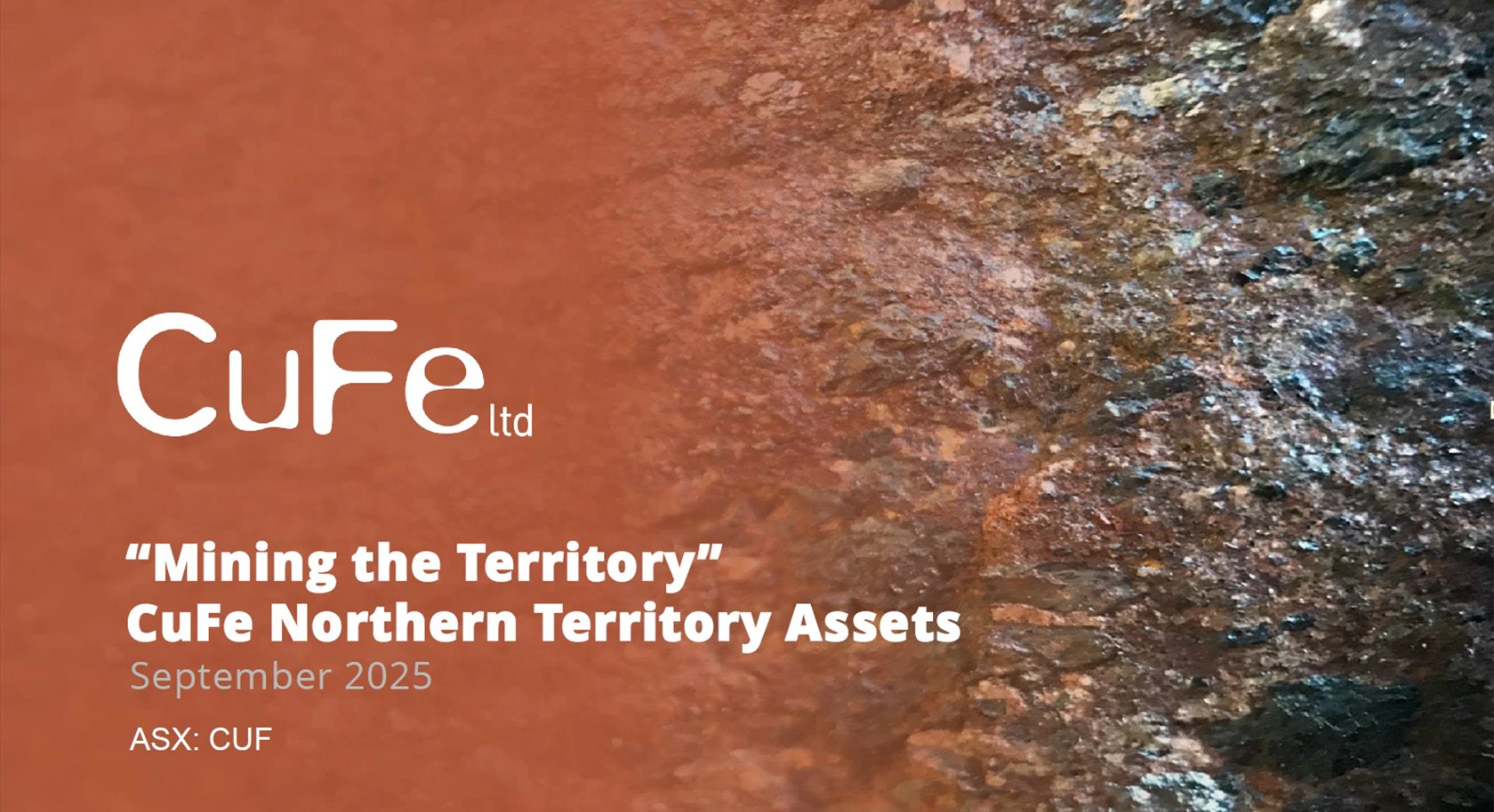 Presentation & Fact Sheet - CuFe Limited