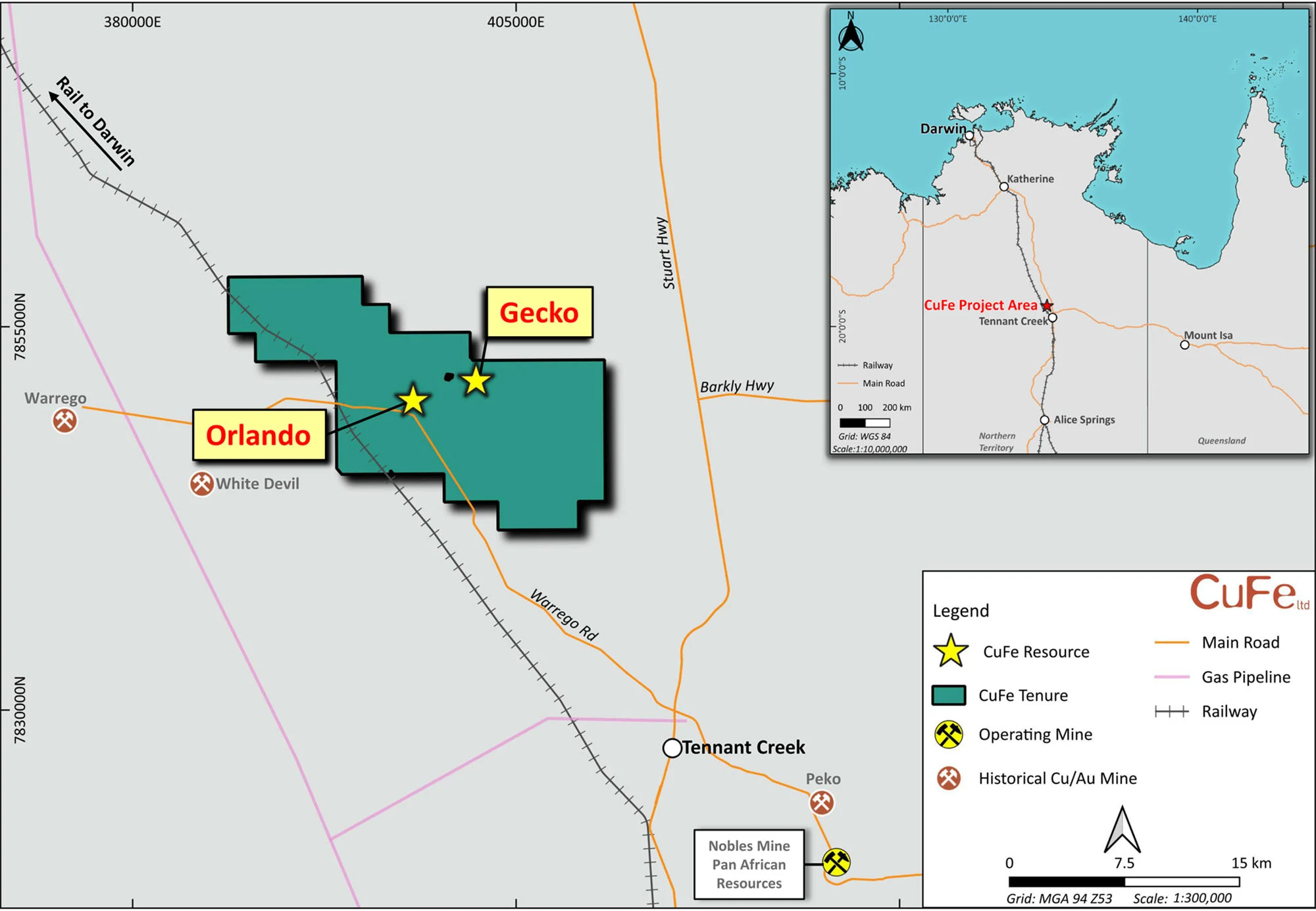 TENNANT CREEK PROJECT - CuFe Limited